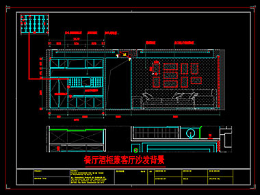 家裝CAD圖紙[78],現(xiàn)代風(fēng)格3室CAD施工圖全套免費(fèi)下載